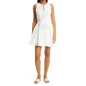 Ted Baker Maylee Appliqué Cotton Blend Dress Size 3 Medium